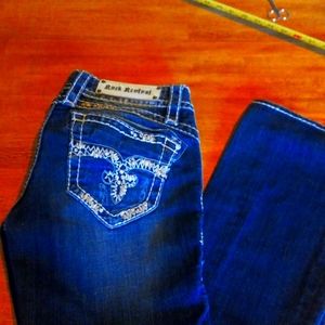 Rock revival  "Amy" boot cut jeans size 28